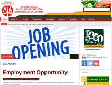 Tablet Screenshot of nfnc.org.zm